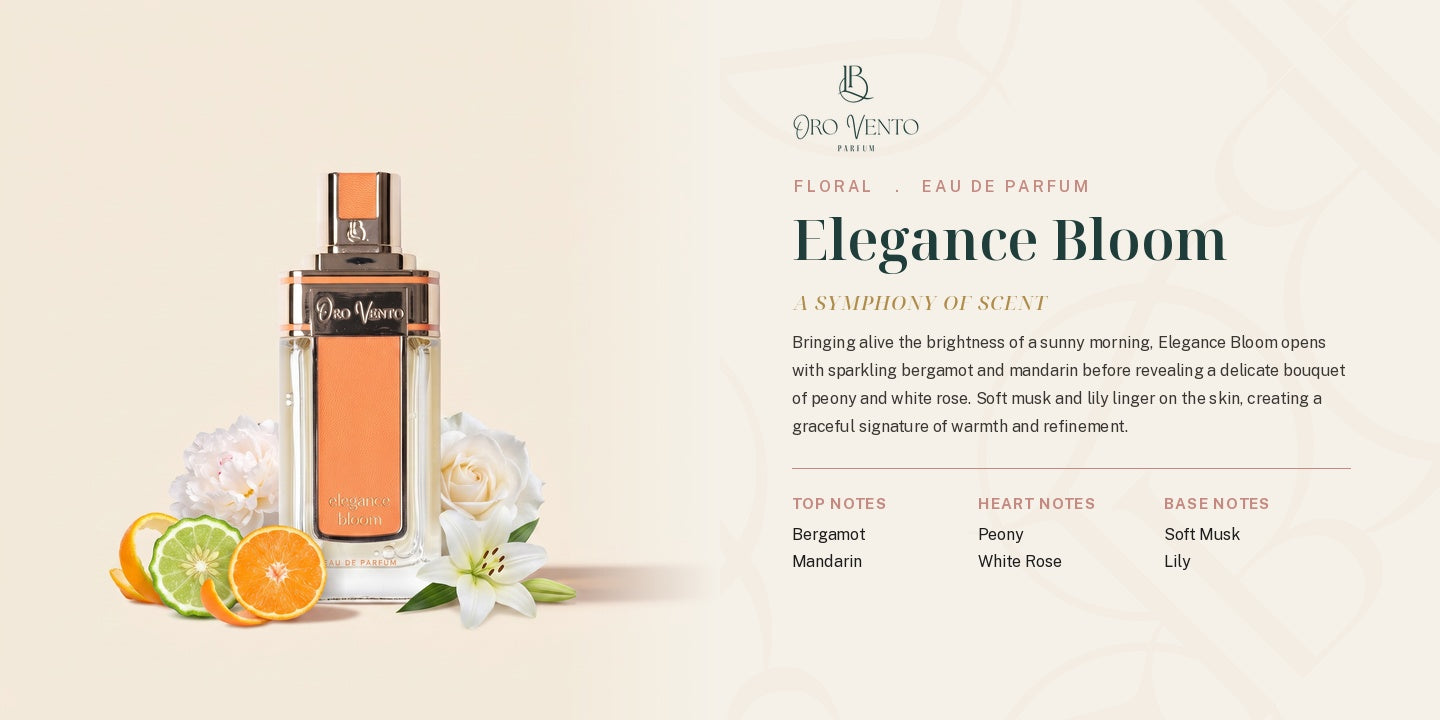 Oro Vento Elegance Bloom EDP - 100ml