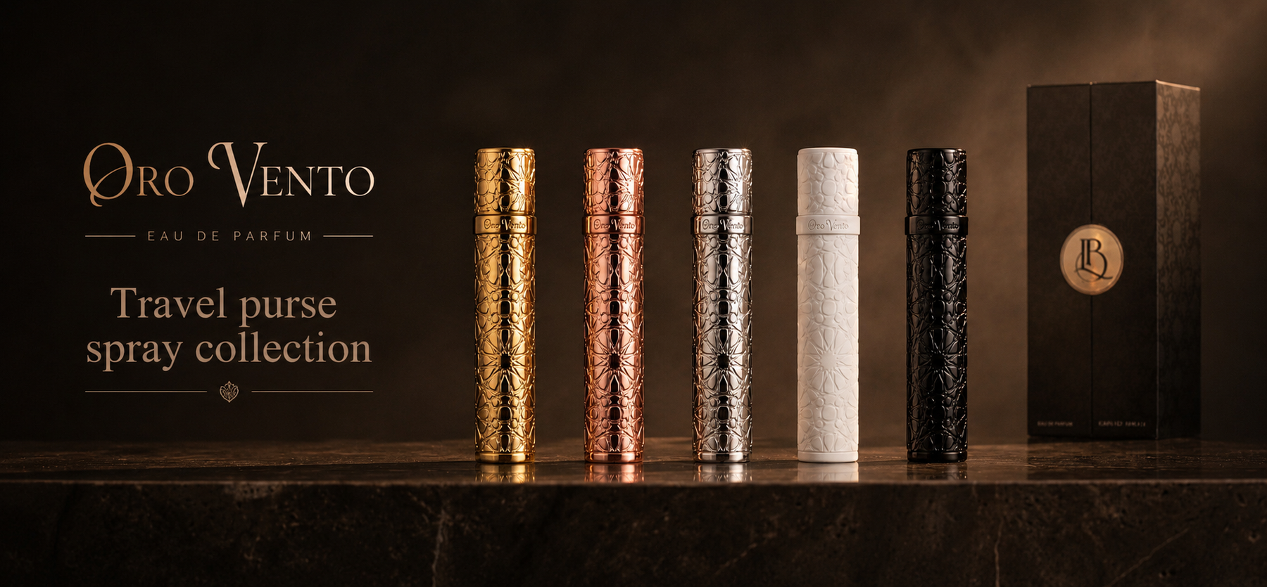 Orovento Luminous Travel Spray Collection